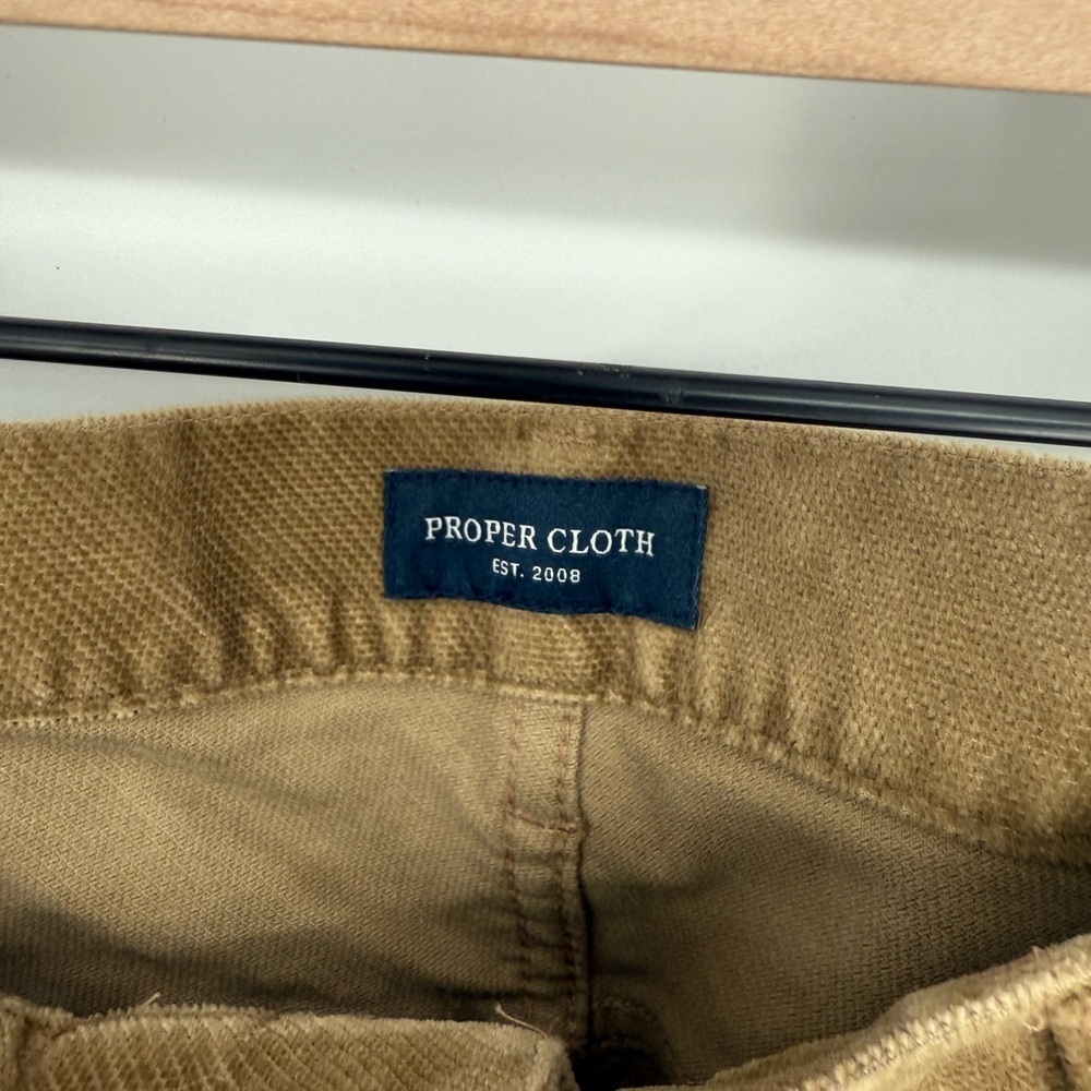 Men's Corduroy Pants in Tan - Picture 3 of 5